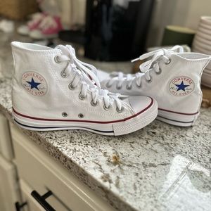 White High Top Converse